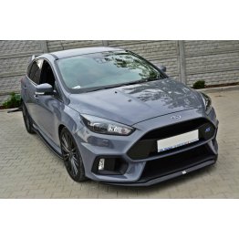 Накладка сплиттер на передний бампер на Ford Focus III RS рестайл